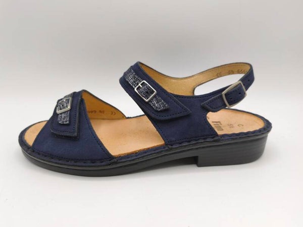 Finn Comfort Sasso dunkelblau Damen Sandale
