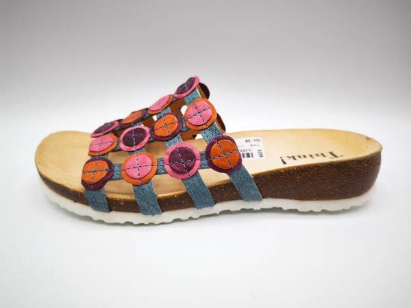 Think Julia denim kombi Damen Pantolette