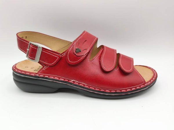 Finn Comfort Saloniki rot Damen Sandale