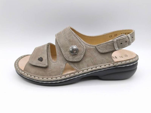 Finn Comfort Milos taupe Damen Sandale