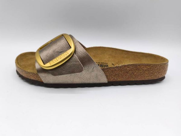 Birkenstock Madrid Big Buckle taupe schmal