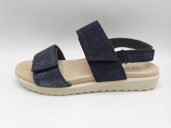 Legero Damen Sandale blau kombiniert