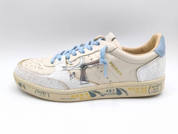 Premiata ClayD beige/hellblau/silber Damen Sneaker