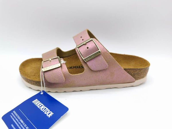 Birkenstock Arizona Washed Metallic Pink