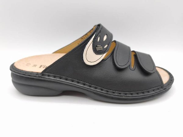 Finn Comfort Kos schwarz / jasmin Pantolette