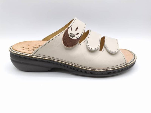 Finn Comfort Kos beige Pantolette