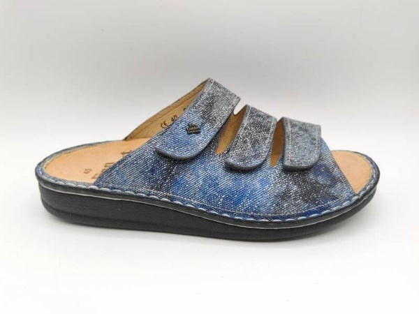 Finn Comfort Korfu jeans Pantolette