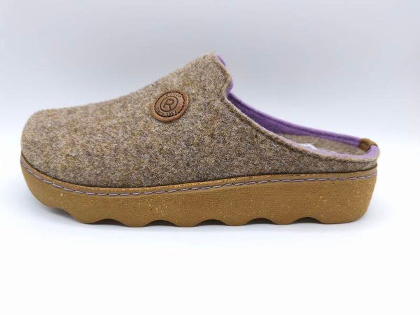 Rohde Damen Pantoffel Filz 6120 beige
