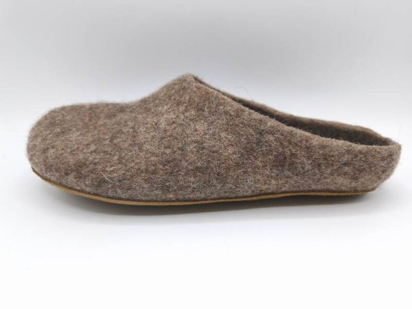 Magicfelt 713  nature Shetlandschaf Filz Pantoffel