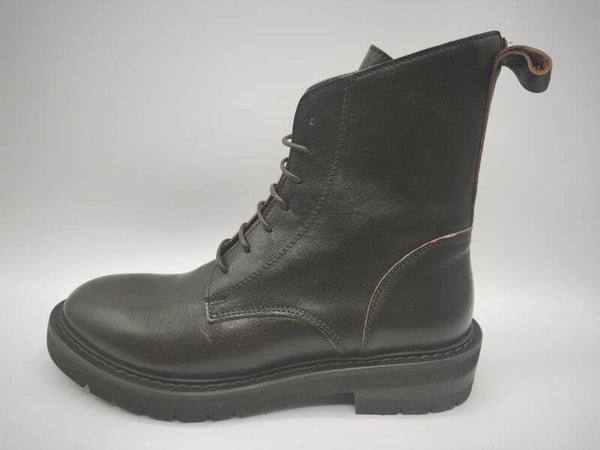 Moma Schnürstiefelette dunkelbraun