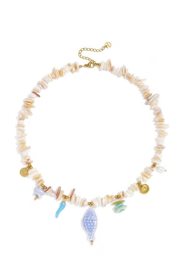 Ketting zeeparel