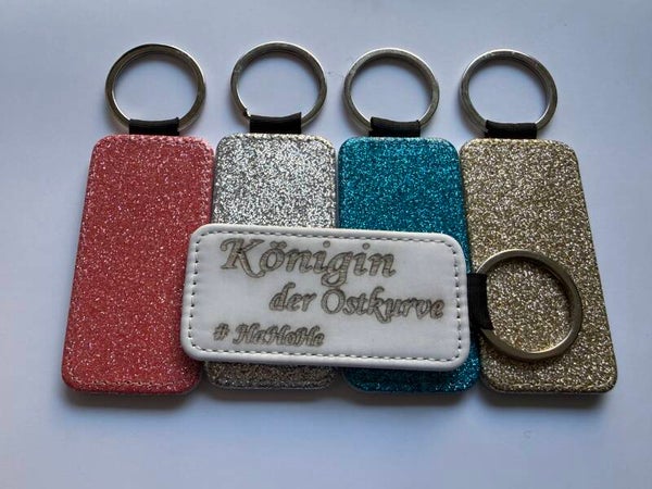 Glitzer Schlüsselanhänger