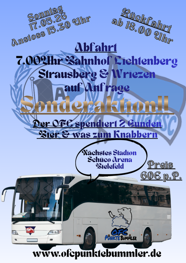 Busticket nach Bielefeld