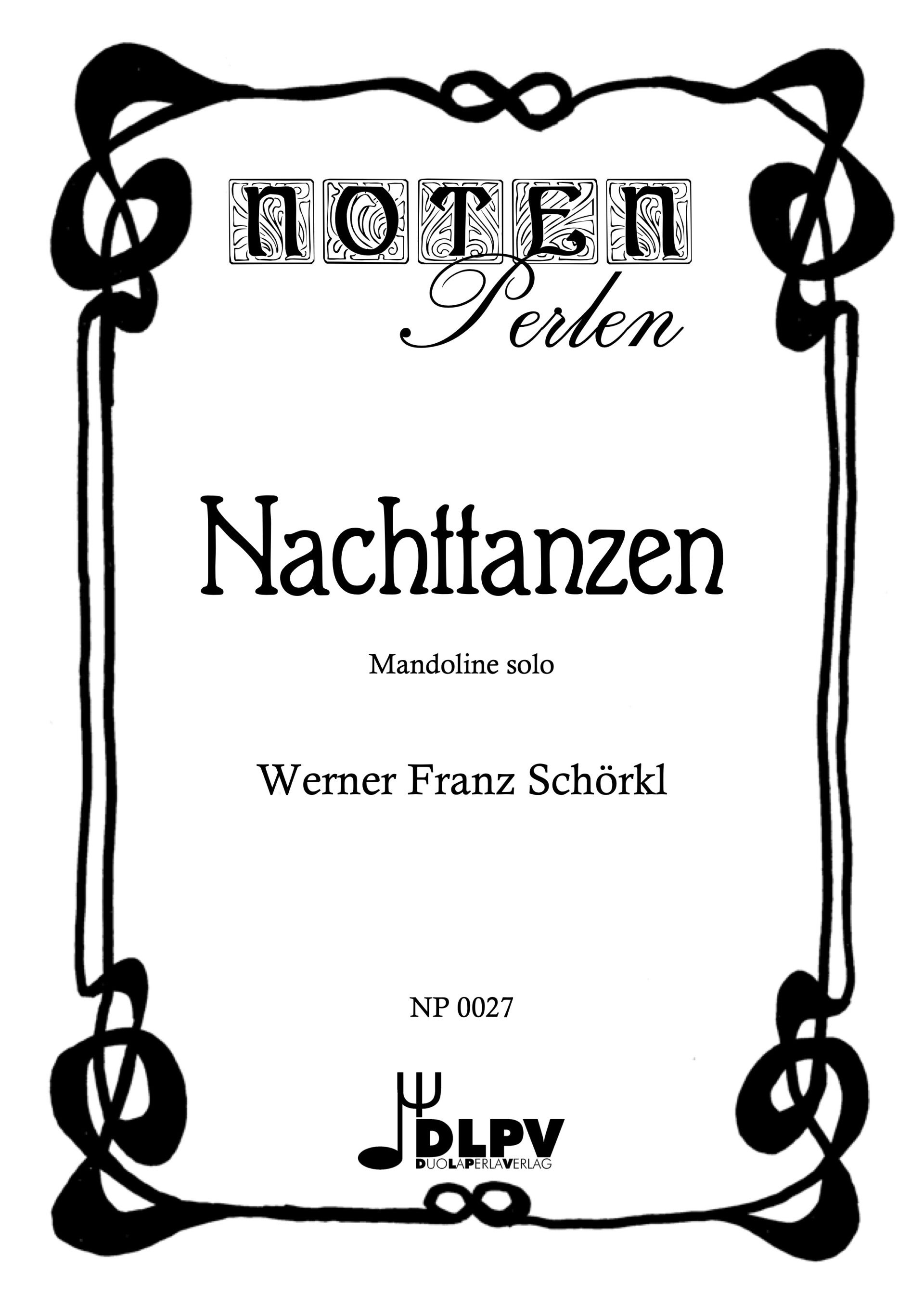 Nachttanzen für Mandoline solo