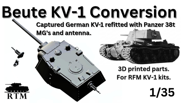 1/35 Beute KV-1 Conversion for RFM kits