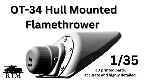 1/35 OT-34 Hull Mounted Flamethrower