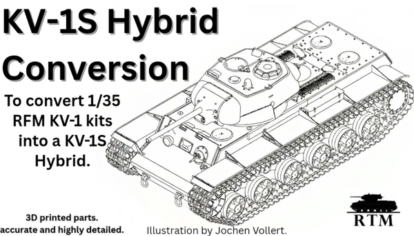 1/35 KV-1S Hybrid Conversion for RFM kits.