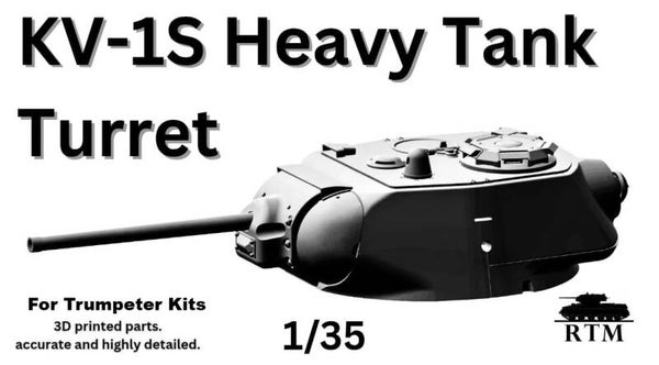 1/35 KV-1S Turret Replacement for Trumpeter Kits