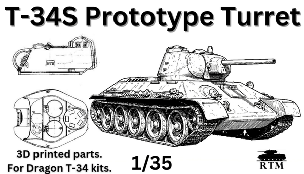 1/35 T-34S Turret with Cupola