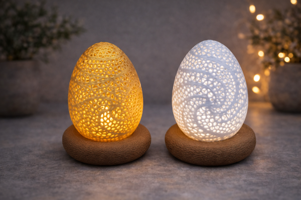 LED-Osterei "Lichtzauber" – Atmosphärisches Designobjekt