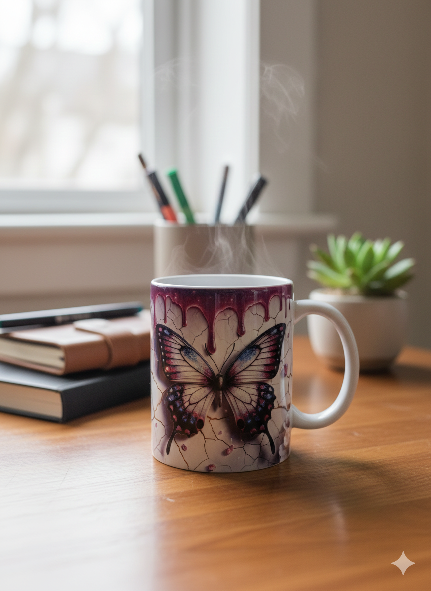 Butterfly Tasse