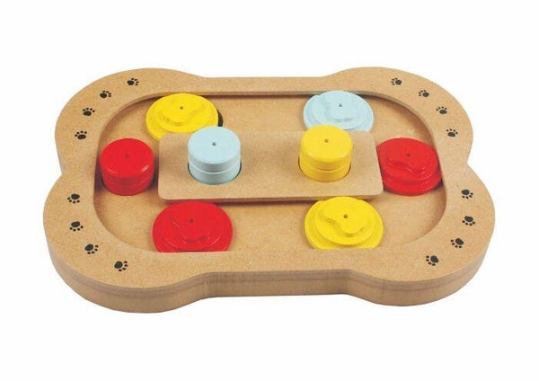 Honden Intelligentiespeelgoed Hout IQ-2 20 x 29 cm3 x 23 cm