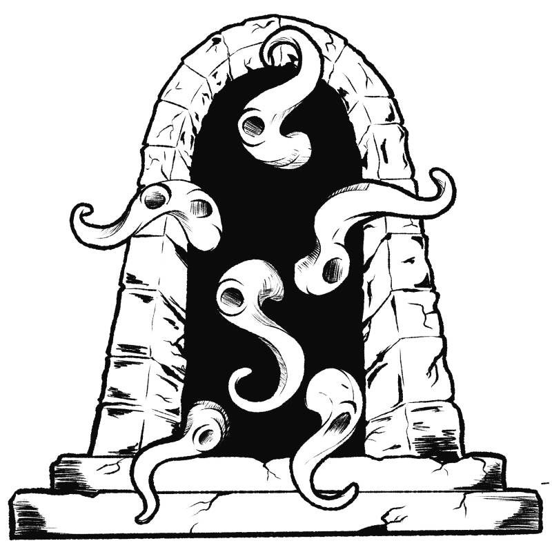 ominous doorway