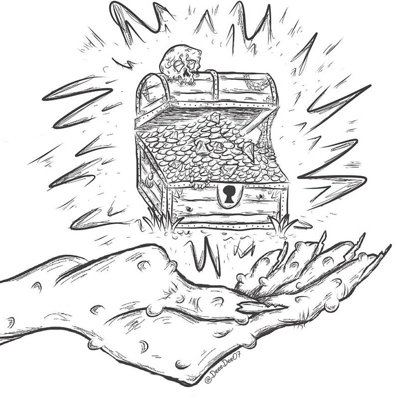 meager treasure chest