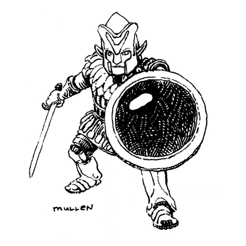epic elven warrior