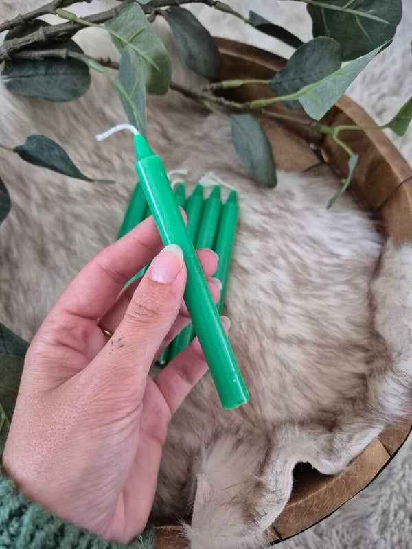 Spell kaars - groen