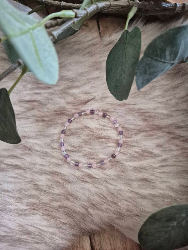 Gouden driehoek armband 4mm
