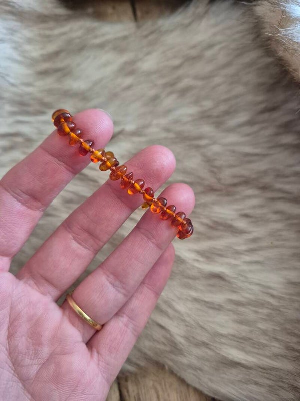 baby/peuter armbandje barnsteen