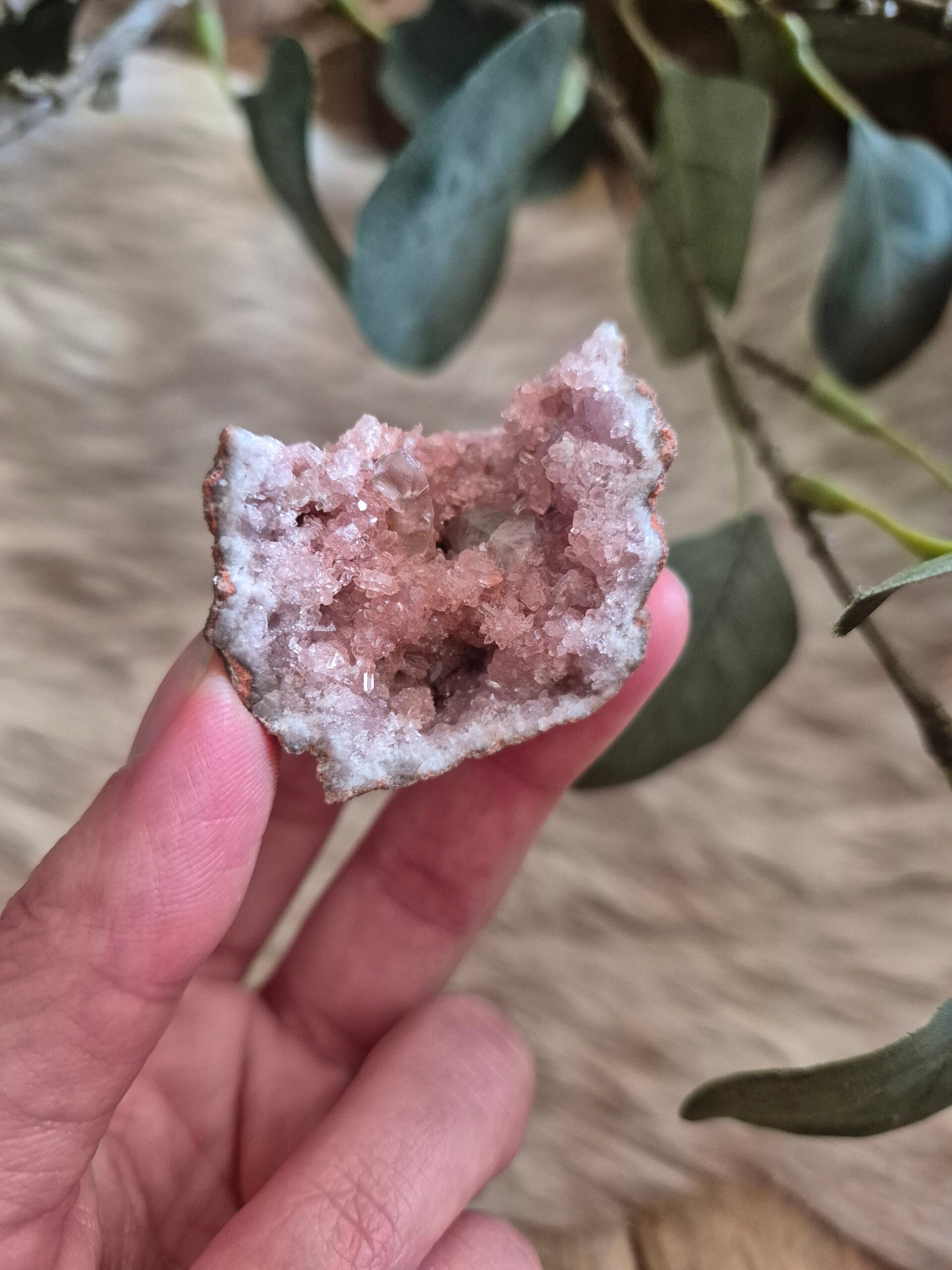 Roze amethist ruw -2