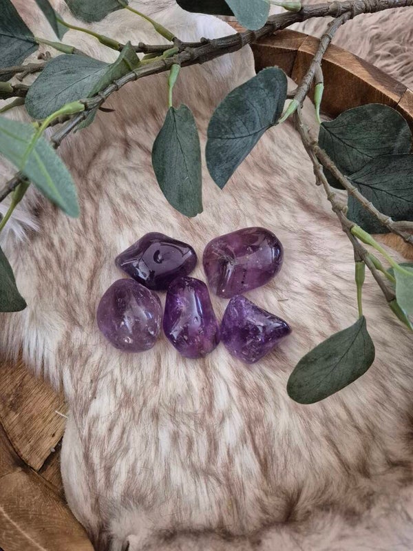 Amethist trommelsteen L