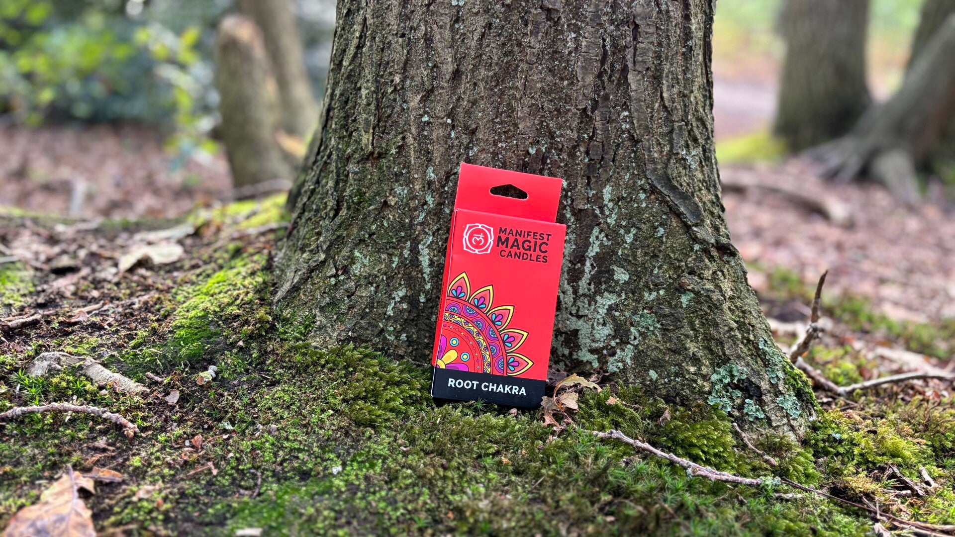 Manifest Magische Kaarsen (pak van 12) - Rood - Wortelchakra