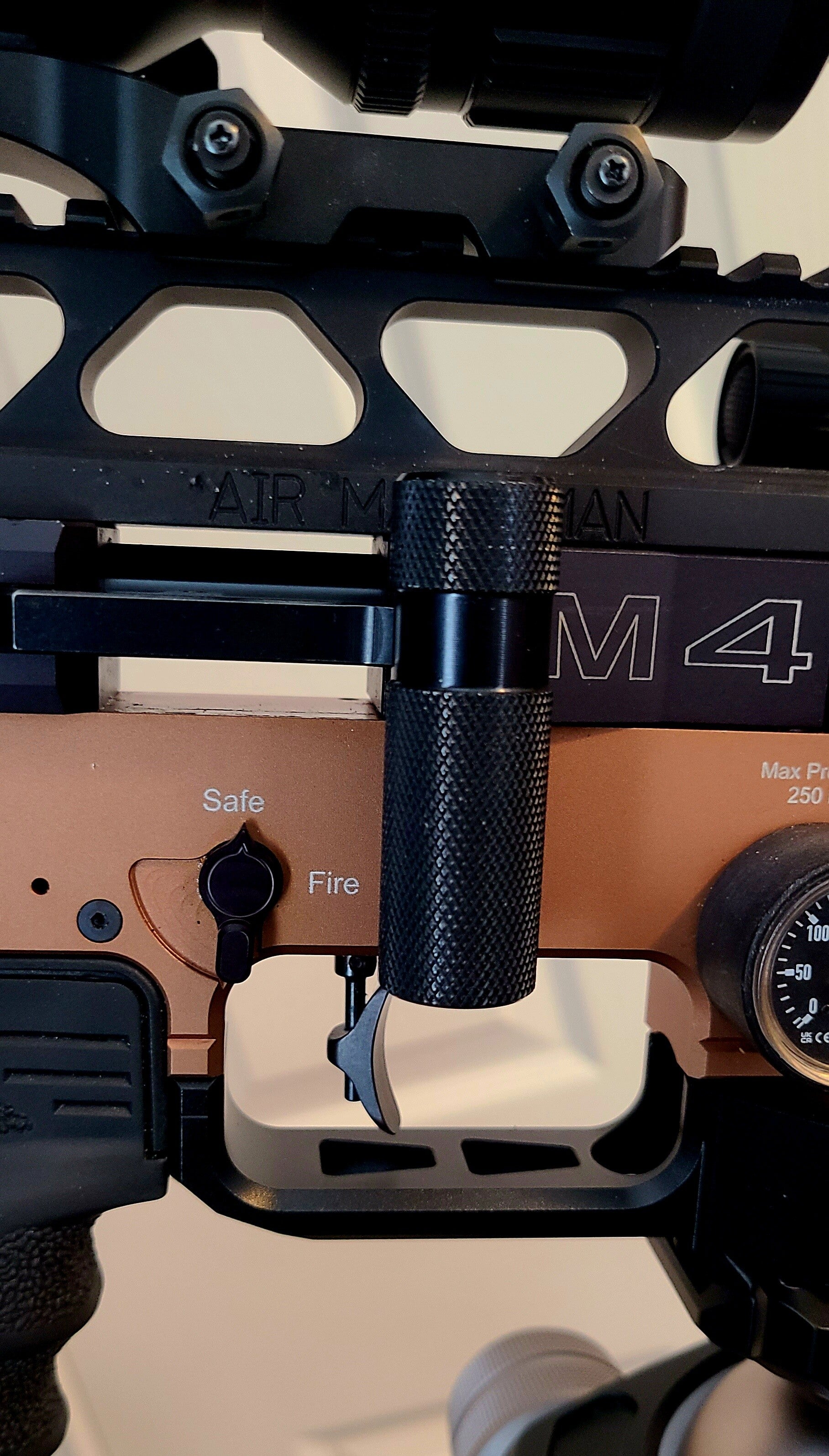 CC machine  oversize cocking handle