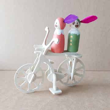 SALE Houten fiets - bouwpakket