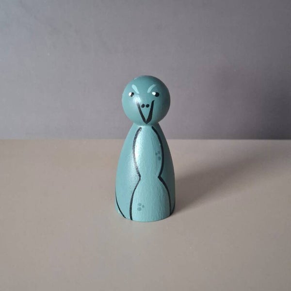 Peg doll dino pterodactylus blauw