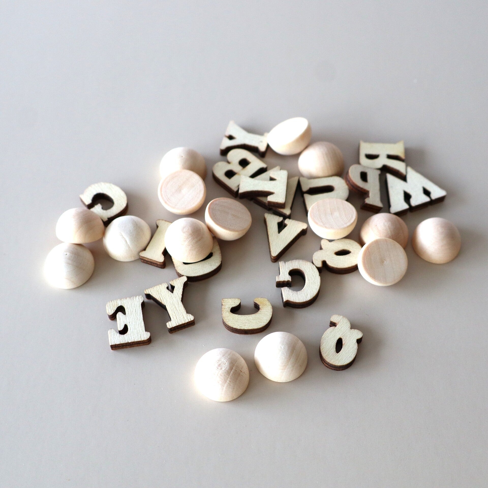 Houten strooigoed ca. 30 stuks