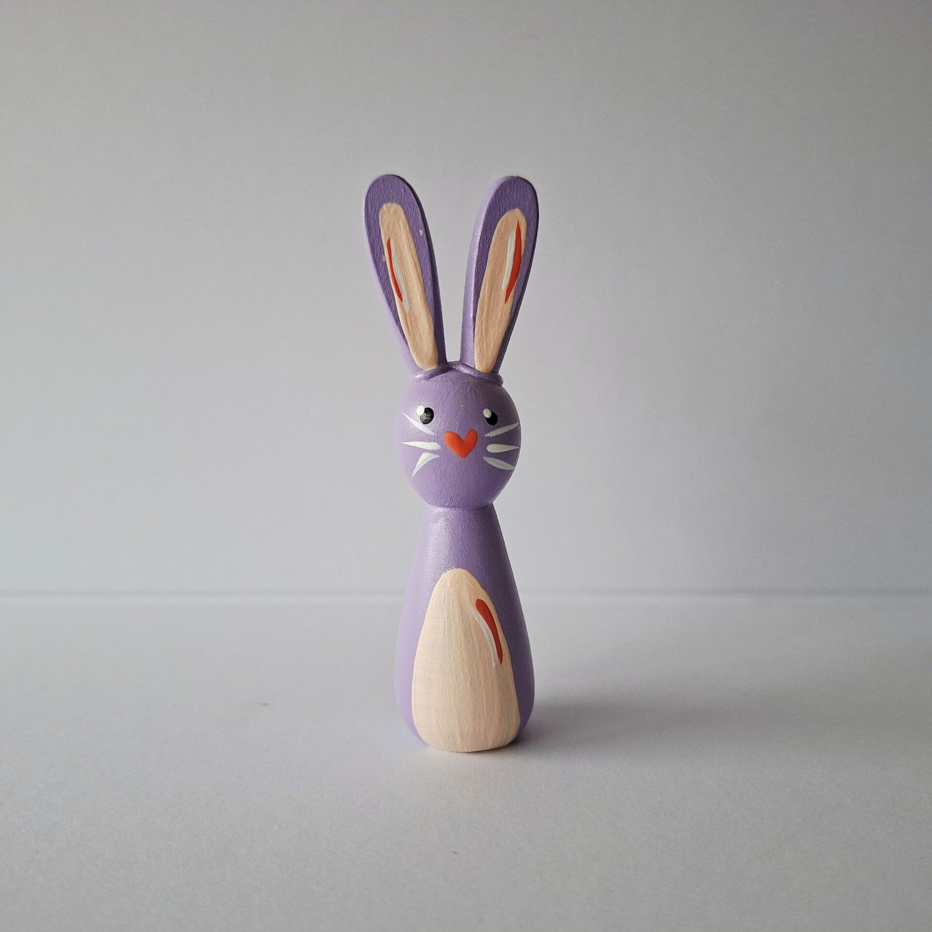 Peg doll konijn paars