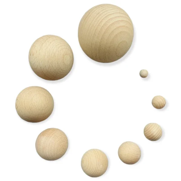LV - Ongeschilderd houten bal 2 cm