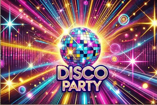 Glow in the Dark doek Blacklight kleed Disco Bal Te huur