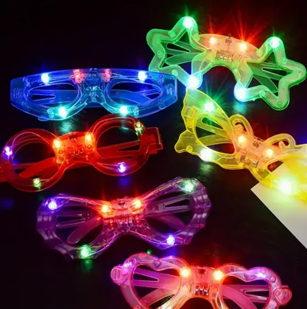 Glow in the Dark neon  Bril met ledverlichting