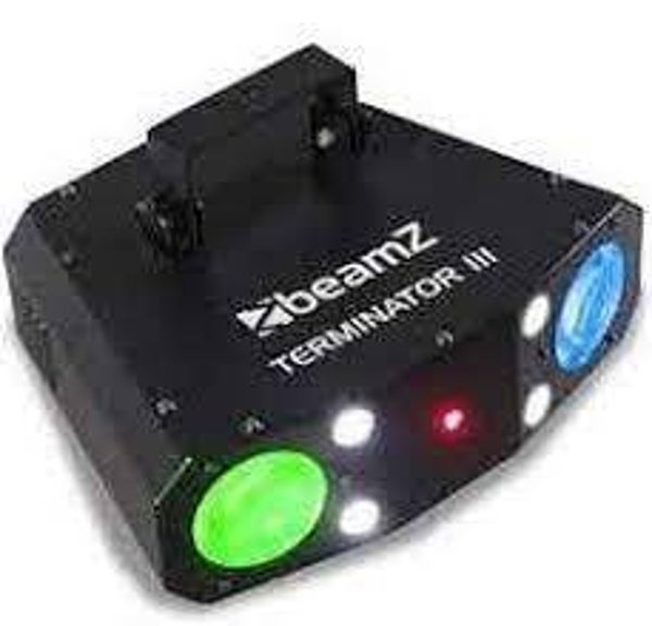 Terminator lichteffect met laser disco verlicting