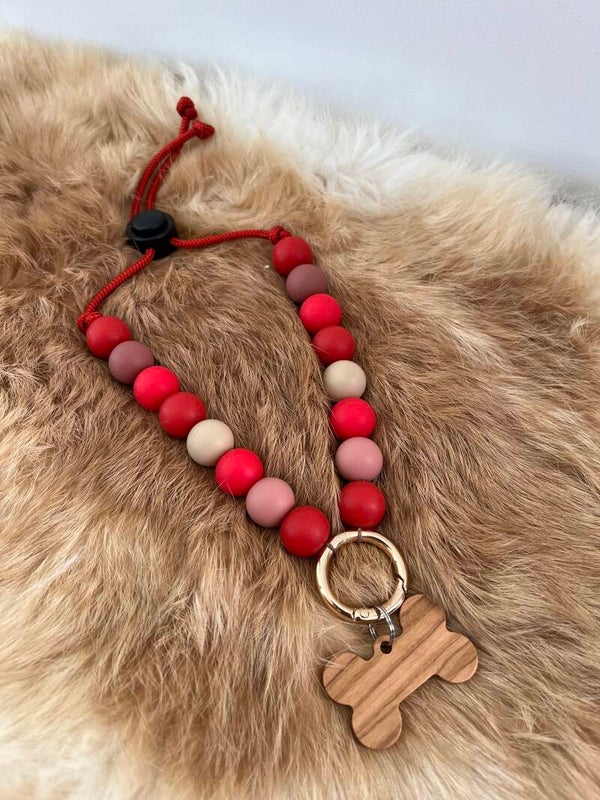 KRALENKETTING - RED VELVET - HONDENBOT