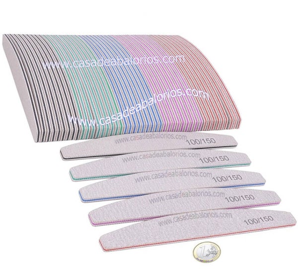 Lote Limas Para Uñas Grano 100/150 N013