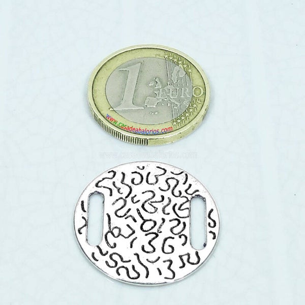 4 Chapas Para Pulsera 25mm T270C