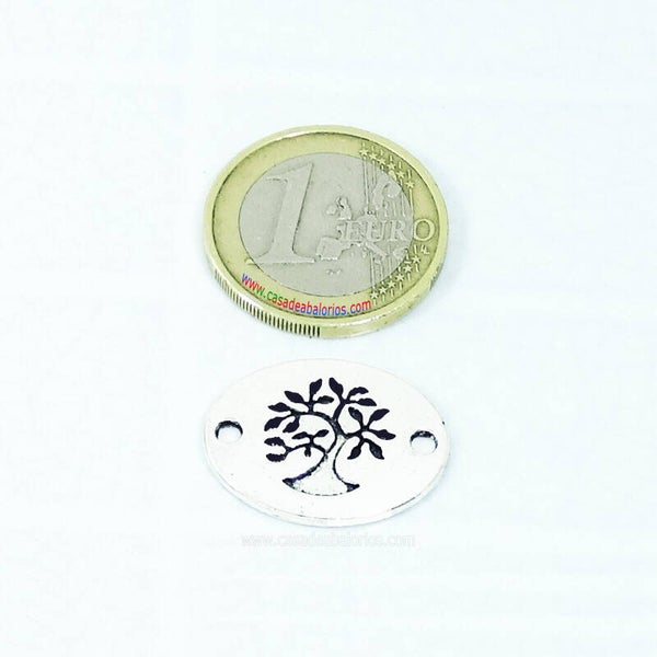 5 Chapas Para Pulsera Árbol 23x17mm T295X