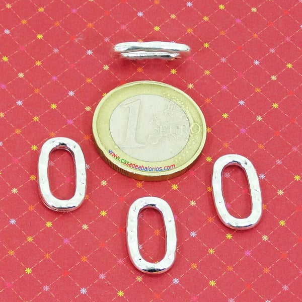 10 Abalorios Ovales 17x10mm T595A