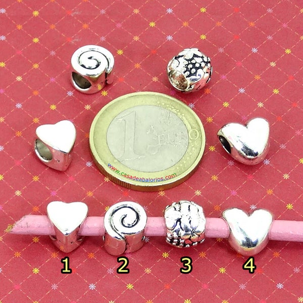 Lote Abalorios Agujero Grande T15X T16H T17X T121C T19H